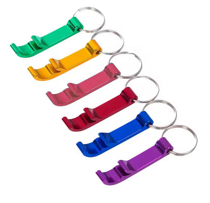 5x Key Ring Metal Bottle Opener