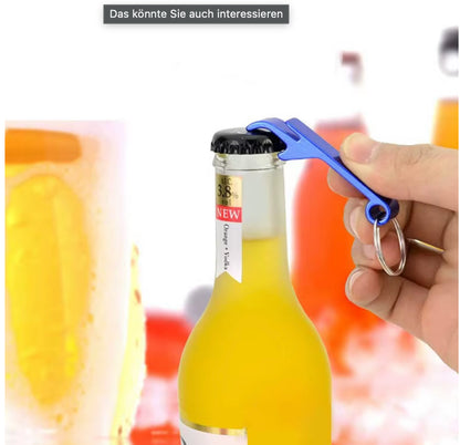 5x Key Ring Metal Bottle Opener
